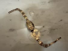 RARE VINTAGE - Hermes Swiss 18kt Gold Watch - Ancre 15 Rubis - READ DESCRIPTION