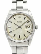 ROLEX Oyster Date Precision 6694 34mm Silver Dial Stainless Steel Plastic #T205