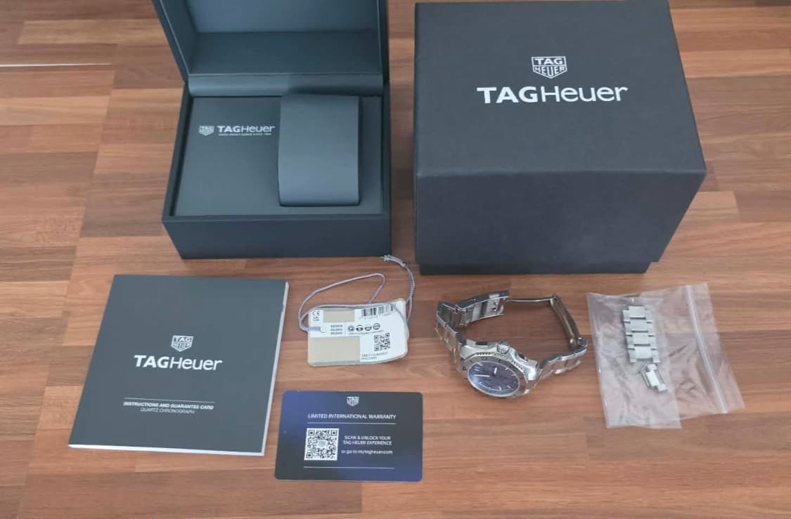 TAG Heuer Aquaracer Blue Men's Watch - CBP1112.BA0627