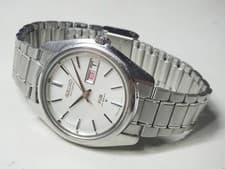 Seiko King Seiko Hi-Beat Automatic Silver Dial Day Date Medallion Wristwatch