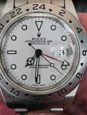 Rolex Explorer II Polar White 40mm - Reference 16570 Serial Stainless Steel