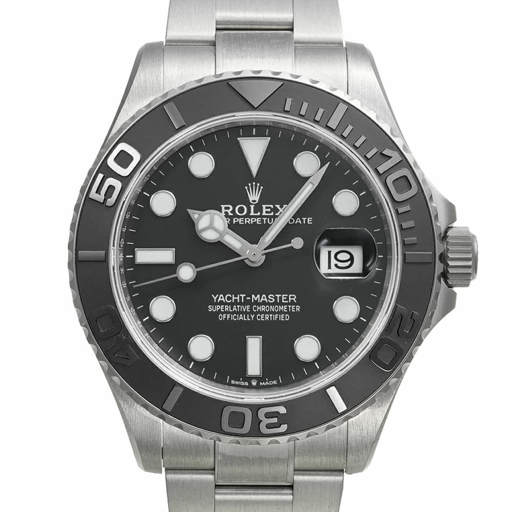 ROLEX Yachtmaster 226627 Black Case Size 42mm x 42mm Men's Used Watch #42214