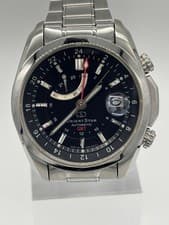 Orient Star GMT DJ00-C0 Automatic Power Reserve Mens Watch Black Dial