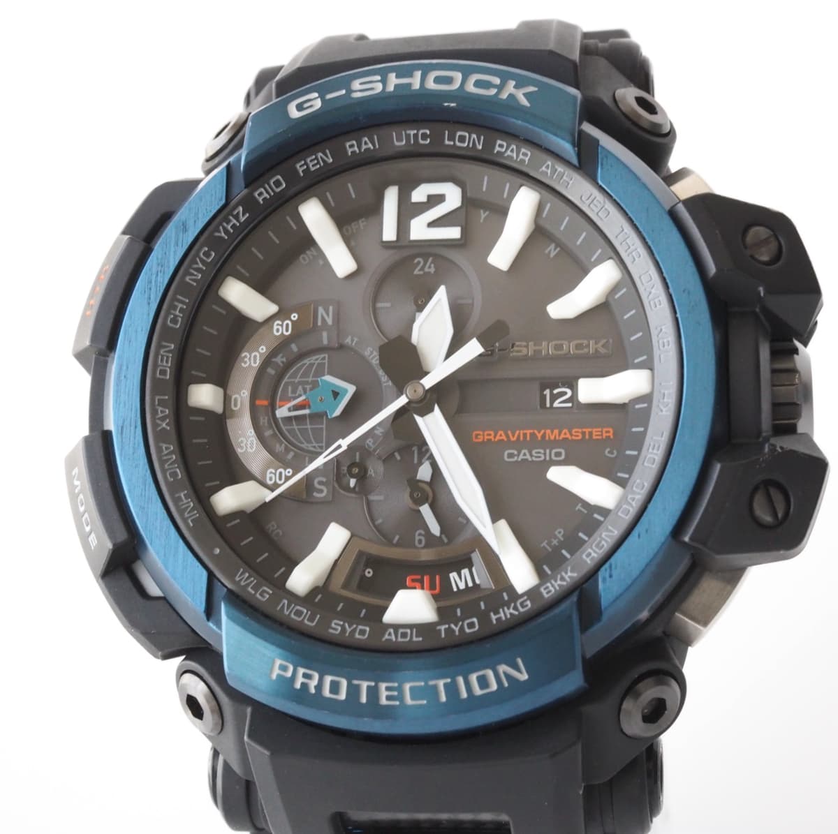 Casio G-Shock Gravity Master GPW-2000-1A2JF Solar Bluetooth Radio Men's Used