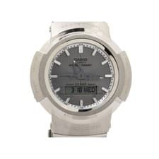 CASIO GSHOCK FULL METAL AW500 SERIES Watch AWM500D1A8JF Silver Tone Stainless