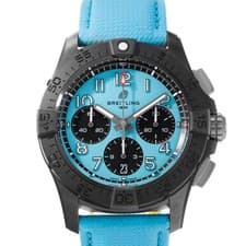 Breitling Avenger SB0146101L1X1 42mm Blue Ceramic Leather Mens Watch Box Card