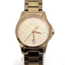 Gucci Gold-Plated G-Timeless Quartz Women's Watch YA126567 1265 154875118