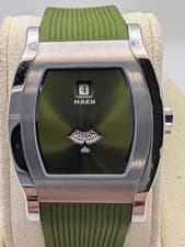 Limited Production Maen Grand Tonneau Jump Hour - Green Dial