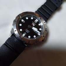 Seiko 5 Sports Automatic Wristwatch, Black Dial, Japan Timepiece