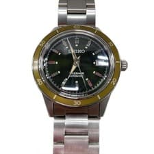 Used SEIKO Automatic watch/Analog/BLK/SLV/4R35-05A0
