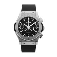 Hublot Classic Fusion Chronograph Titanium Auto 42mm Strap Watch 541.NX.1171.LR