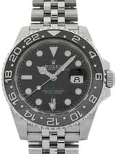 ROLEX GMT Master II Grey x Black Bezel 126710GRNR SW17090