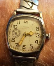 Vintage Illinois 15 Jewel Men's Manual Wristwatch Grade 903 14k White GF