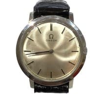 Omega Ladies Manual Winding Silver Dial SS Case Watch 28mm Used