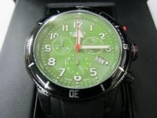 Edox Chronorally S 10227 37NRCA VB Quartz Chronograph Green Dial 48mm Box