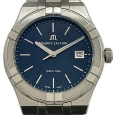 Maurice Lacroix Icon Quartz Date 40mm AI1108 Stainless Steel Blue Mens #OK1505