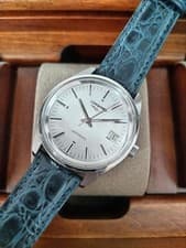 Longines Silver Dial Automatic Watch 1970s Used Authentic
