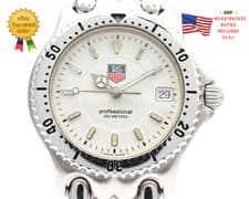 ▶[ Exc+5 ] TAG Heuer S/el Professional WG1212-K0 33mm Qz White Dial Men's Watch