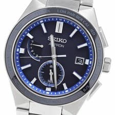 Seiko Astron SBXY051 Solar Radio World Time Men's Watch Boxed