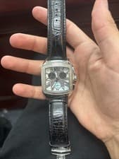 Men’s Joko Watch Factory Natural Diamond Work & Mother Of Pearl Dial As Is