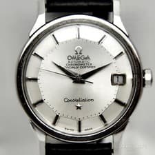 Omega Constellation 168.005 Dog-Leg Pie-Pan Cal. 561 Full Set Box + Strap