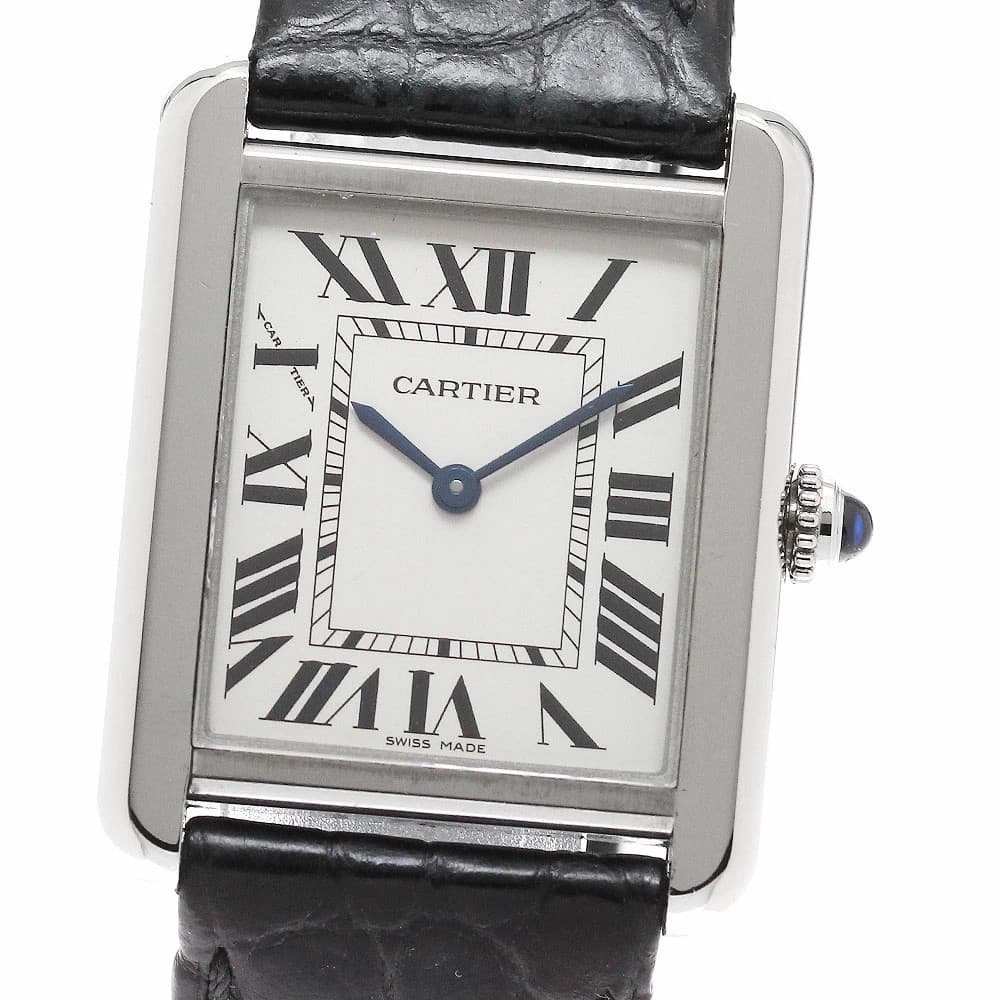 CARTIER W5200005 Tank Solo SM Quartz Ladies _950597 Authentic From Japan