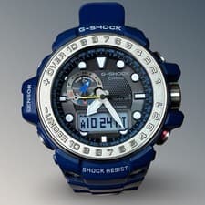 Casio G-Shock GWN-1000 Gulfmaster Tough Solar Watch Mens Black Dial Authentic