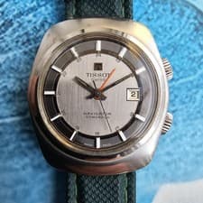 Vintage Tissot Navigator Sonorous Hand-Winding Alarm Men’s Wristwatch