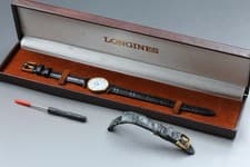 【N MINT w/BOX】 LONGINES La Grande Classique L4.135.2 White Dial Qz Women's Watch