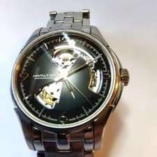 Hamilton Jazzmaster Open Heart Watch Womens Automatic Vintage Wrist 15cm