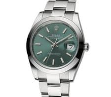 Rolex Datejust 41mm Steel Mint Green Dial Oyster 126300 - 2026