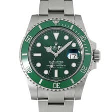 ROLEX Submariner Date 116610LV Green Men's Used Watch #41221