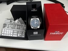 Tissot PRX Powermatic 80 Blue Dial Automatic 40mm Full Set Box Papers Full Links