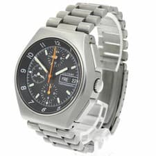 Tutima Watch Military Chronograph Day-Date Small Seconds Automatic Men's