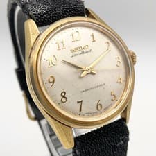 SEIKO 5740-8000 Road Marvel Hand Wind Watch Arabic Dial Used Authentic