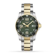 Longines HydroConquest 41MM Automatic Steel Green Matt Dial Watch L37813067
