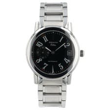Zenith Elite Port Royal Black Dial Stainless Steel 37mm Automatic Men’s 01/02.04