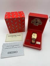Seiko 2K03-5009 Mickey Mouse 60th Anniversary Limited Quartz Watch Japan