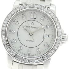 Carl F. Bucherer Patravi 10621.08 9P Diamond Automatic Women's Watch Swiss Rare