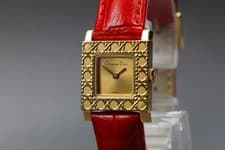 [Near MINT] Christian Dior D60-159 La Parisienne Gold Quartz Women's Watch