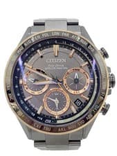 CITIZEN CC401667E ATTESA Satellite Wave Chronograph Watch Near Mint JAPAN