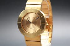 [MINT] ISSEY MIYAKE Tokujin Yoshioka designed GOLD NY0N005  Men's Watch