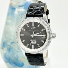 ORIENT Weekly Auto AAA Automatic Watch 106902D Silver Black Strap Not Original