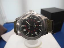 Bulova 98A255 Men's Military Heritage Hack Stainless Steel Automatic Watch,NEW