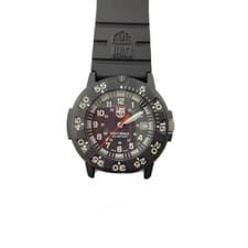 Import duty included for US buyers  LUMINOX Quartz Analog Watch Rubber Band Blac