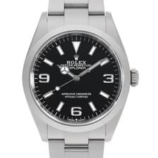 ROLEX Explorer 36 124270 black Random Number second hand mens