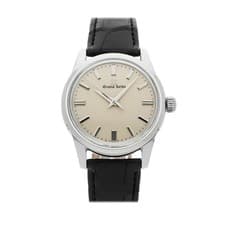 Grand Seiko Elegance Steel Manual Wind 37mm Ivory Dial Strap Watch SBGW231