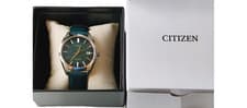 Citizen Silver Leaf Lacquer NB1060-12L Blue Dial Duratect Cordovan Auto JPN Auth