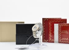 In Box!! [NEAR MINT】Cartier Must de 21 Roman 31mm Qz Women's Watch From Japan