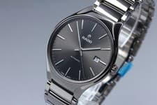[w/Box Paper] RADO True 763.0057.3 Gray Auto Date High-Tech Ceramics Men's Watch